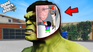 GTA 5  Franklin Enter Hulks Head amp Control His Brain in GTA 5GTA 5 mods [upl. by Ettezyl]