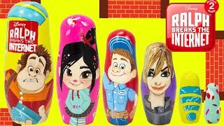 Wreck It Ralph 2 Nesting Dolls Toy Surprise Ralph Breaks The Internet [upl. by Bennet]