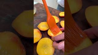 Easy Grilled Peach Recipe [upl. by Marijn]