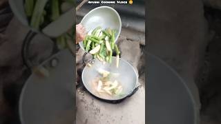 Malabar Spinach Masala Stir Fry Recipe Village StyleSpinach FryMalabar Spinachayushicookingvlogs [upl. by Ragucci402]