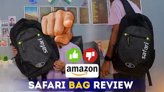 Safari OfficeTravel Bagpack Review Buy From Amazon  Best Bag Under 1000 [upl. by Ahsoyek]