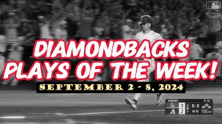 Arizona Diamondbacks Plays of the Week September 2  8 2024 [upl. by Zetra285]