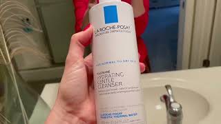 La Roche Posay Toleriane Hydrating Gentle Face Cleanser Review [upl. by Airdnas145]