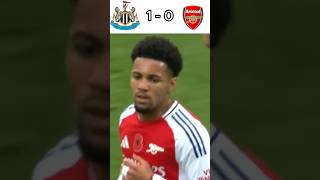 Newcastle United VS Arsenal  Match Highlights shorts football [upl. by Garbers885]