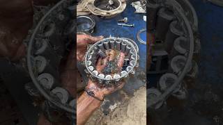 Bearing grease amazing technique automobile bearinggreasing shorts trending [upl. by Tugman]