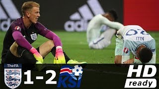 England vs Iceland 1 2 All Goals amp Highlights Elimination EURO 2016 HD YouTube [upl. by Aerdnua]