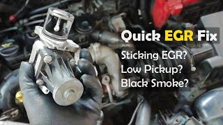 How to clean a sticking EGR  Ford 15 TDCi  Quick EGR Service [upl. by Jacquet]