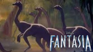 Fantasia 1940  Ornithomimus Screen Time [upl. by Oirogerg]