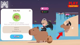 The New Capybara Pet can be on Land amp Water  PLAY TOGETHER [upl. by Mingche739]