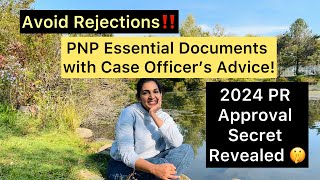 Canada PR🚨PNP Document ExpertApproved Checklist 📋  2024 PNP success document Malayalam [upl. by Airetas12]