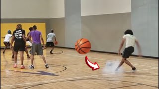 Exploding Basketball Prank Part 2 [upl. by Anitnauq]