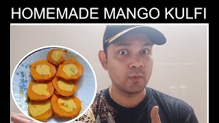 HomeMade Stuffed Mango Kulfi [upl. by Teragramyram572]