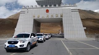 Chinese car rally reaches GilgitBaltistan [upl. by Eidnar918]