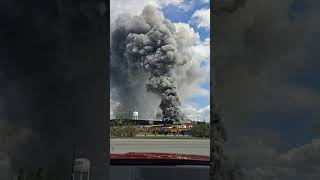 Biolab in Conyers Georgia got fire [upl. by Craggie]