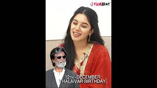 Mirunalini wishing Superstar Rajinikanth on his birthday [upl. by Kcirdnekel451]