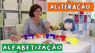 Brincando com letras aliteração 5 anos [upl. by Sirtemed652]