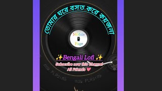 Tomar Ghore Bosot Kore Koyjona  Bengali Lofi SlowedReverb  Song [upl. by Warrick]