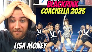 UNCENSORED VERSION BLACKPINK COACHELLA 2023  LISA MONEY PERFORMANCE  REACTION [upl. by Comptom]