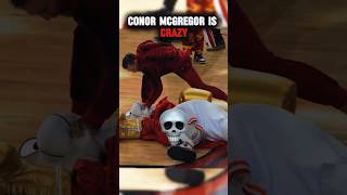 conor mcgregor knocks out miami heat mascot nba shorts [upl. by Matta]