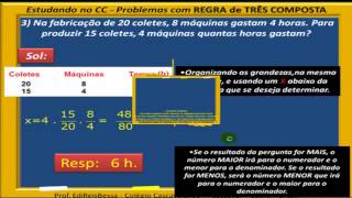 REGRA DE TRÊS SIMPLES E COMPOSTA  FÁCIL FÁCIL  CCV623 [upl. by Rebah378]