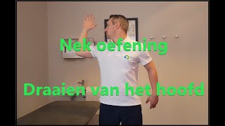 Nek oefeningen  draaien van het hoofd [upl. by Perl]