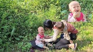 went picked up ticks and saw a baby abandoned by his family on the street [upl. by Cadmann]