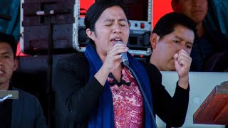 Josefa de Leon Solista Católica Cantando en Boquerón Quiché [upl. by Irpac329]