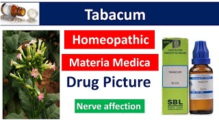 Tabacum Homeopathic Medicine  Drug Picture  Materia Medica bhms materiamedica tabacum [upl. by Nahtaj131]