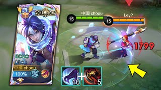 NEW BUILD CHOU HYPER   WTF DAMAGE bye exp chou  Mobile Legends [upl. by Artemisa523]