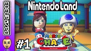 NINTENDO LAND MARIO CHASE 2 Player Competitive  Dazran303 WiiU Gameplay Commentary [upl. by Nytsrik]