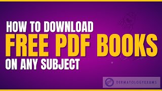 How to download FREE PDF books on any subject [upl. by Sarkaria]