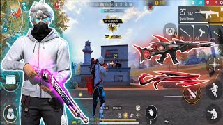 SOLO VS SQUAD PAKAI GREY ZIPPER HOODIE  FREE FIRE INDONESIA [upl. by Kemppe]