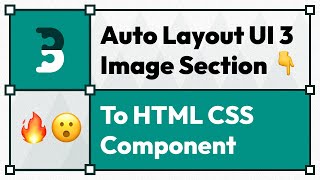 Figma Auto Layout Image To HTML CSS Beginners Tutorial [upl. by Aksehcnarf]