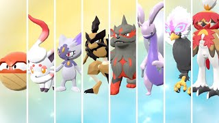 Pokémon Legends Arceus  How to Evolve All Hisuian Pokémon [upl. by Artenehs85]