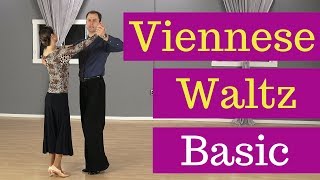 Viennese Waltz Basic Steps The Box Step [upl. by Akoyn]