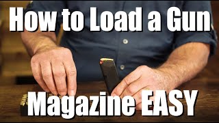 How to load a gun magazine EASY for beginners [upl. by Carlton]