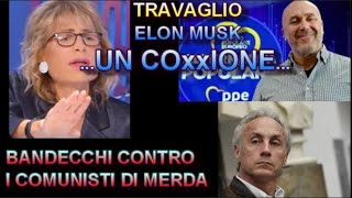 😎Travaglio quotElon Musk e un COxxIONEquote Gruber🙄 rincara su Meloni per le elezioni in Umbria [upl. by Eicaj744]