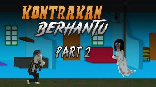 Kontrakan Berhantu Part 2  Animasi Horor Kartun Lucu  WargaNet Life [upl. by Bust]