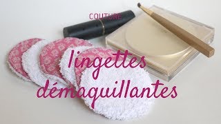 Coudre des lingettes démaquillantes [upl. by Quent]