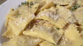 Today in La Viallas kitchen Aida handmakes ricotta and artichoke ravioli [upl. by Addiel]