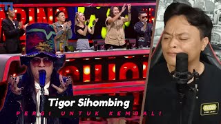 Tigor Sihombing  Pergi Untuk Kembali  Gala Live Show 8  X Factor Indonesia 2024  Reaction [upl. by Yellah]