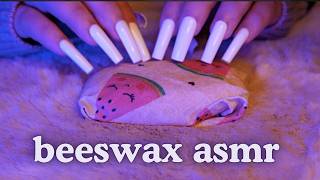 ASMR Unwrapping Beeswax Wrapped Items 🐝 Tapping amp Scratching 🐝 No Talking [upl. by Fital]