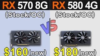 RX 580 8GB vs RX 5700 XT  Test in 10 Games Tested in 2024 [upl. by Peppel]