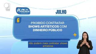 Calendário Eleitoral Realização de Shows Artísticos [upl. by Esnofla]