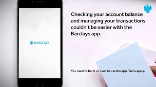 The Barclays app  How to check your balance and transactions [upl. by Todd]