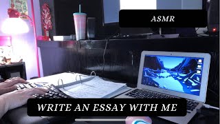 Write an Essay With Me  ASMR [upl. by Boar]