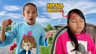 REVINA PINGSAN KEPALANYA BENJOL KENA LATOLATO 😱 Auto Panik [upl. by Ahsakat119]