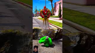 Save hulks gta hulk spiderman gtav marvel gta5 gilgitbaltistanadventure automobile funny [upl. by Treboh]