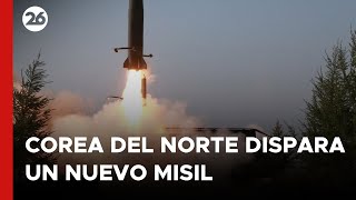 ASIA  Corea del Norte dispara un nuevo misil balístico [upl. by Eversole]