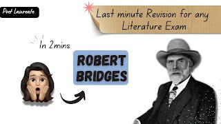 Biography of Robert Bridges in 2 minutes  Easy peasy explanation in English poet poetlaureate [upl. by Ebneter]